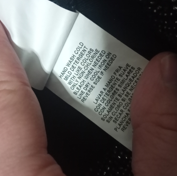 Black & Silver Bellissima Top Sz Small - Picture 3 of 7